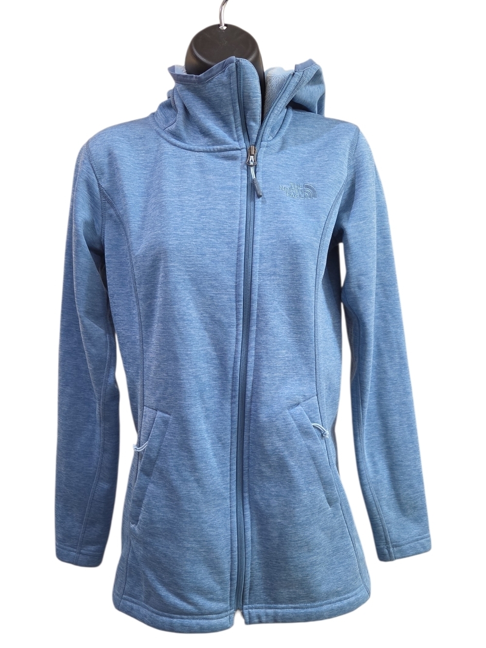 The North Face Women's Blue Full-Zip Hooded Jacket
